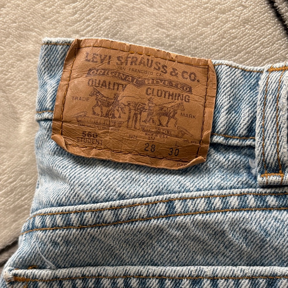 560 Student Levi Orange Tab Jeans - Picture 3 of 11